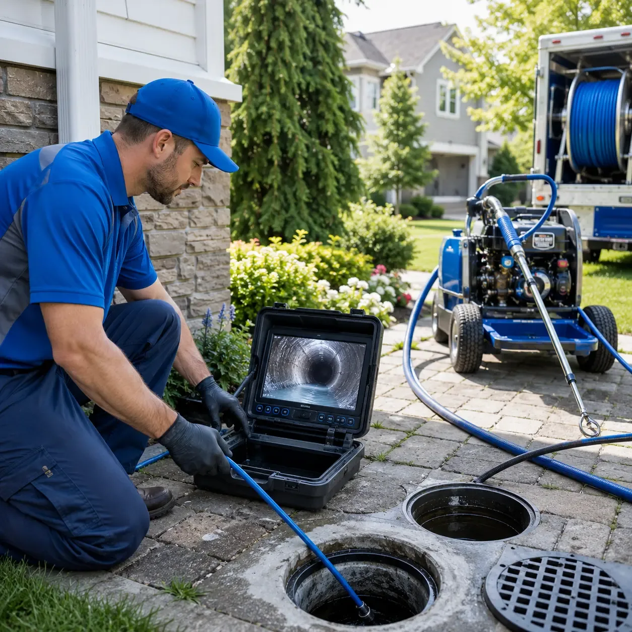 Outdoor drain cleaning professionals serving Maplecrest, NY